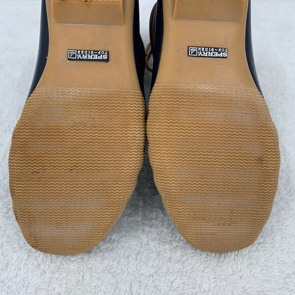 Sperry Top Sider Women's Sz. 9 Duck Boots Blue Waterproof Zip STS91175 Rubber - Picture 11 of 12